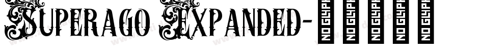 Superago Expanded字体转换